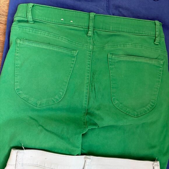 Gibson Latimer Budle Lot of 3 Skinny Pants Women's 8 Royal Blue, Green, Light Bl - Picture 13 of 15
